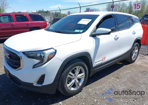 2020 GMC Terrain Fwd Sle z USA, uszkodzony, nr VIN 3GKALMEV1LL134843